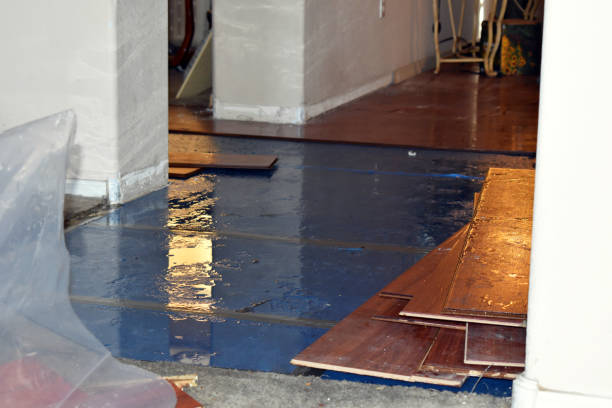 Professional Flood Cleanup technician working in Granby, MA